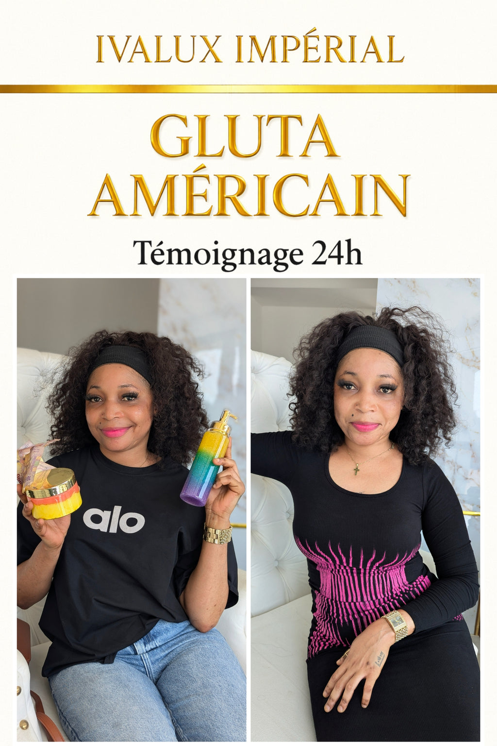 Gluta Américain – Gamme Ultra Éclaircissante | Ivalux Impérial Petit format