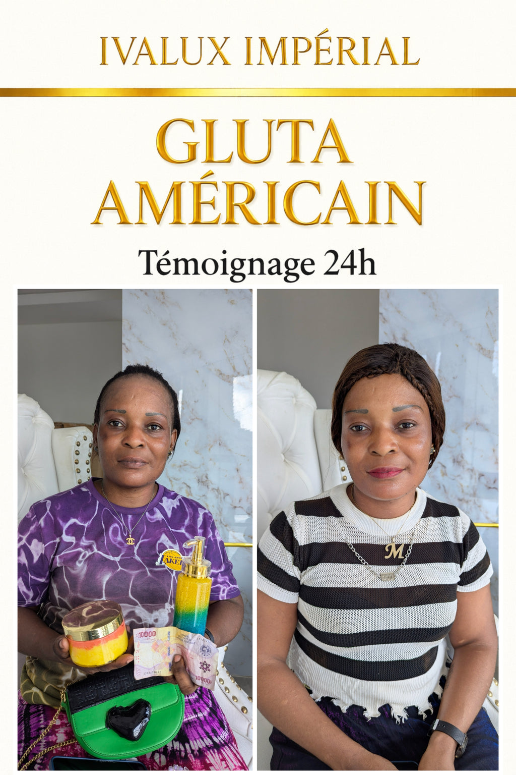 Gluta Américain – Gamme Ultra Éclaircissante | Ivalux Impérial Petit format