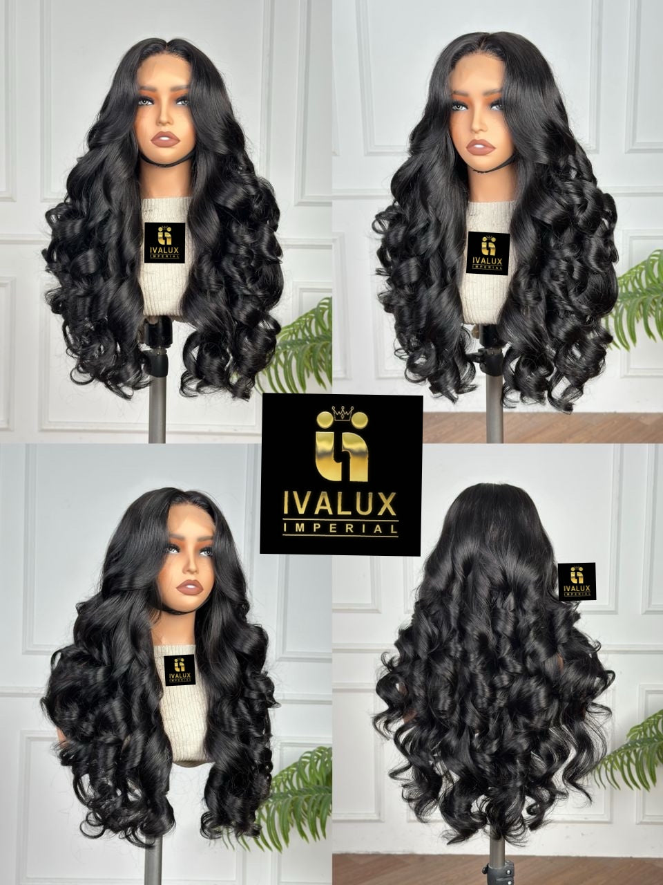 Perruque Impératrice wave – Longueurs Royales & Boucles Signature