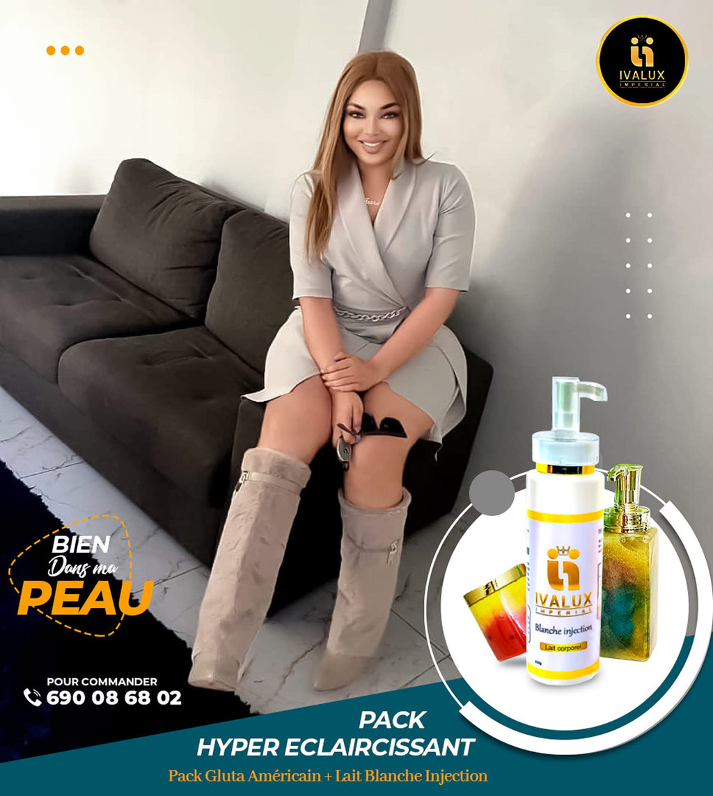 Lait Corporel Blanche Injection – Gamme Blanche | Ivalux Impérial