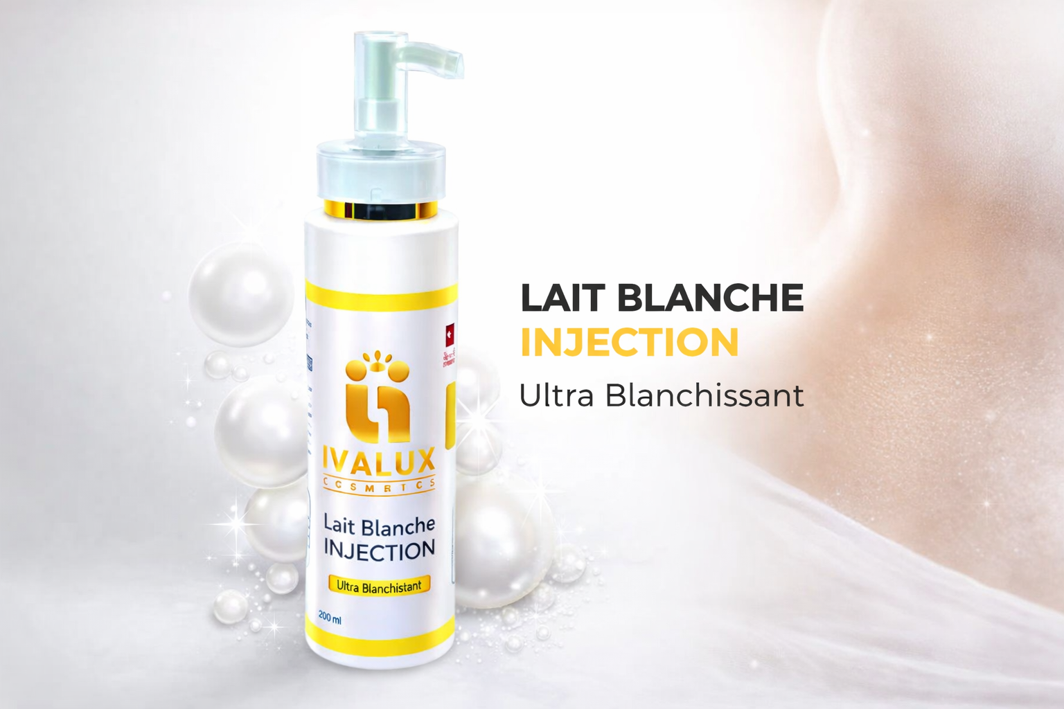 Lait, corporel BLANCHE INJECTION