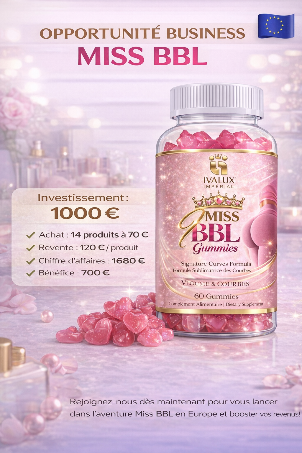 Représentation Miss BBL Europe