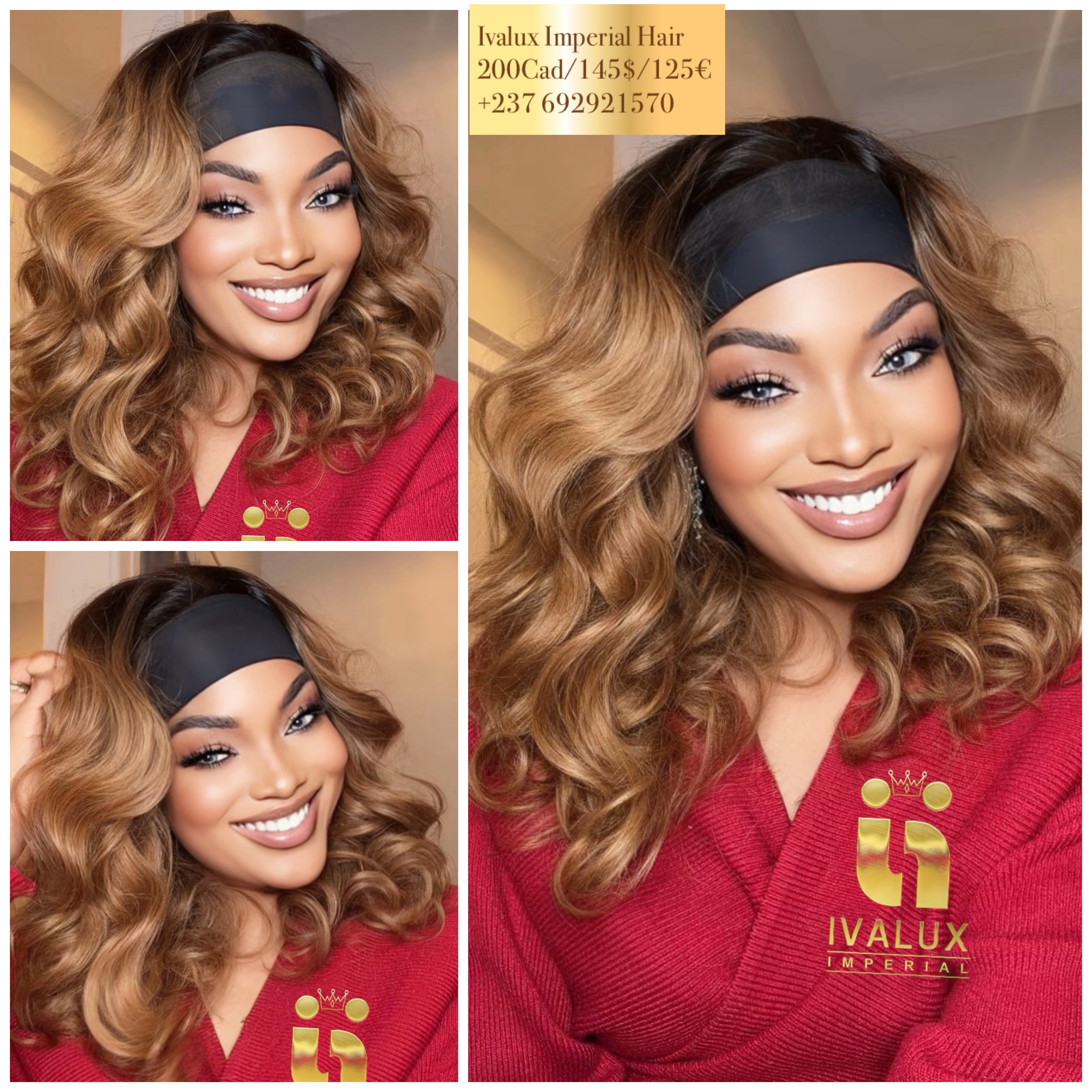 Perruque headband wavy – glamour sans effort