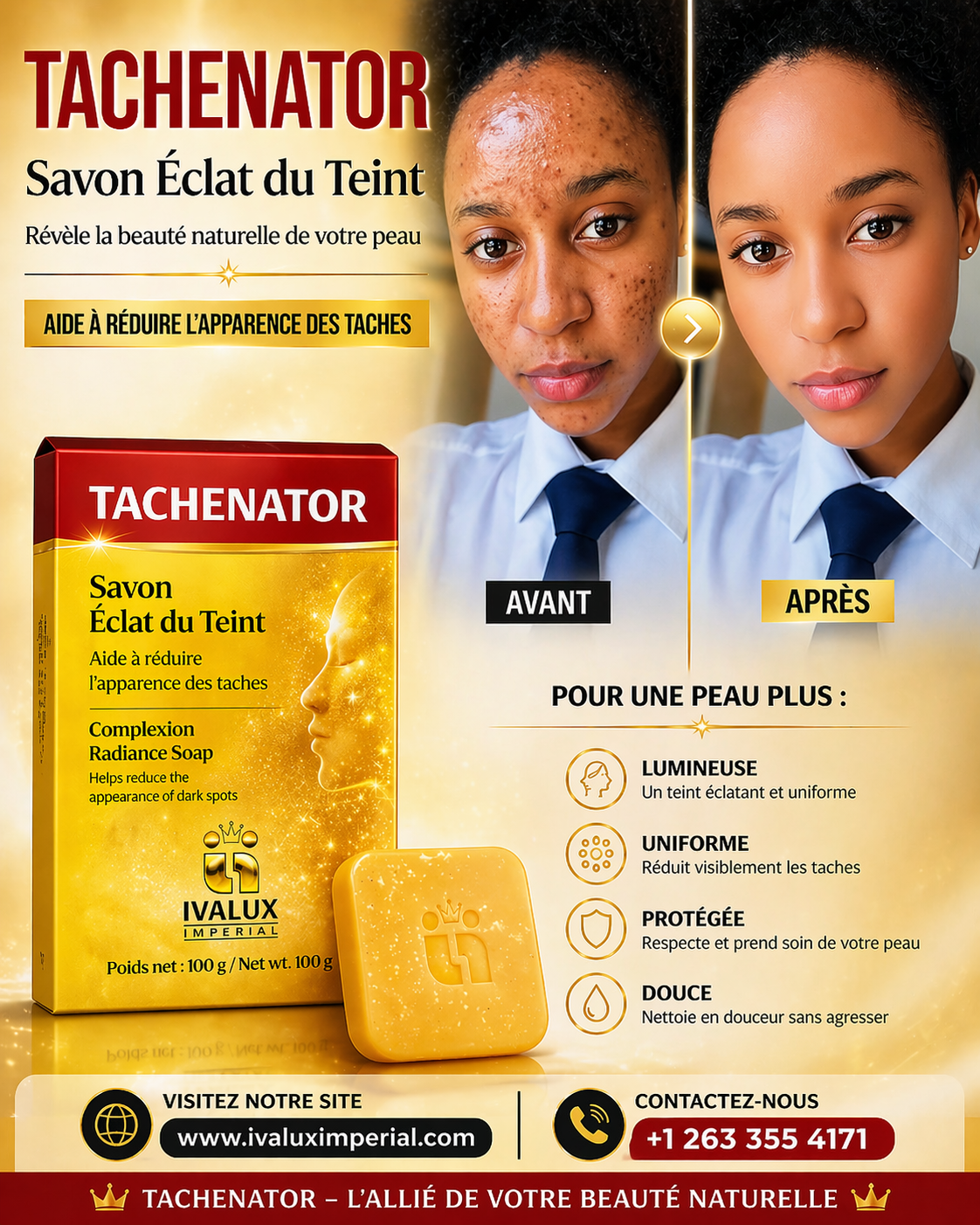 TACHENATOR – Savon Éclat du Teint
