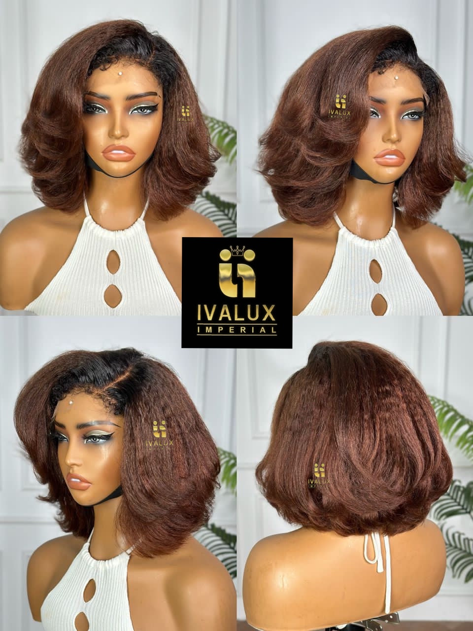 Perruque Silk Caramel – Volume Chocolat Luxueux