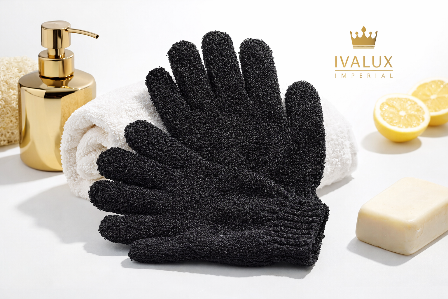 Gant de Crin Ivalux Imperial — Peau Lisse & Teint Éclatant