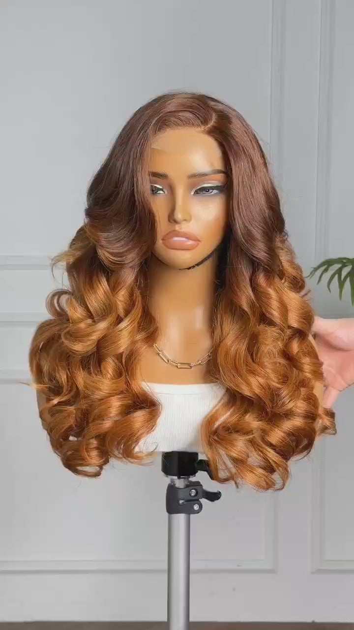 Perruque Or Royal - Gold Glow Luxury