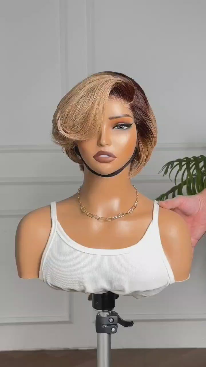 Perruque Hazel Bob – Blond Luxe Signature